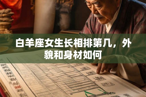 白羊座女生长相排第几，外貌和身材如何