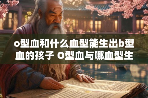 o型血和什么血型能生出b型血的孩子 O型血与哪血型生B型孩子 o型血和什么血型能生出b型血的孩子 O型血与哪血型生B型孩子