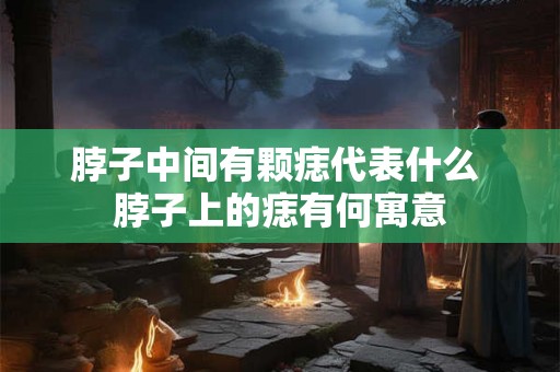 脖子中间有颗痣代表什么 脖子上的痣有何寓意 脖子中间有颗痣代表什么 脖子上的痣有何寓意