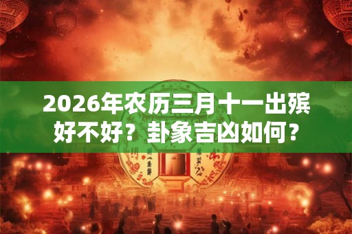 2026年农历三月十一出殡好不好？卦象吉凶如何？