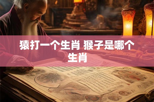 猿打一个生肖 猴子是哪个生肖