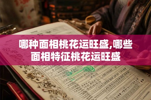 哪种面相桃花运旺盛,哪些面相特征桃花运旺盛