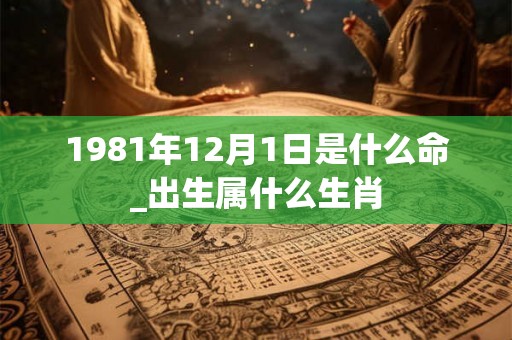 1981年12月1日是什么命_出生属什么生肖