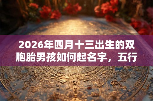 2026年四月十三出生的双胞胎男孩如何起名字,五行属什么 2026年四月十三出生的双胞胎男孩如何起名字,五行属什么