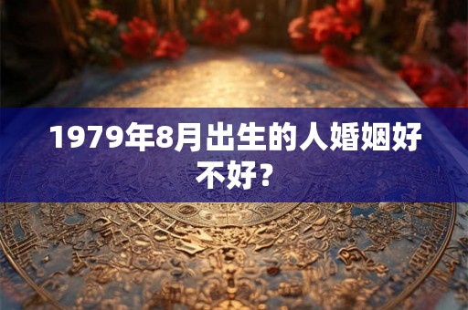 1979年8月出生的人婚姻好不好? 1979年8月出生的人婚姻好不好?