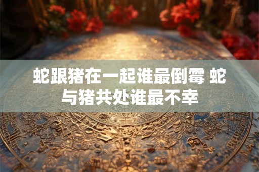 蛇跟猪在一起谁最倒霉 蛇与猪共处谁最不幸