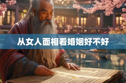 从女人面相看婚姻好不好