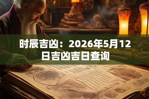 时辰吉凶：2026年5月12日吉凶吉日查询