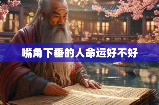 嘴角下垂的人命运好不好