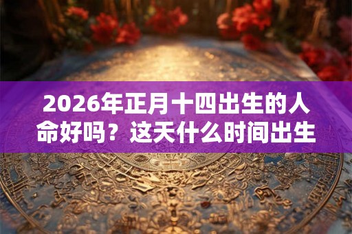 2026年正月十四出生的人命好吗？这天什么时间出生最好？