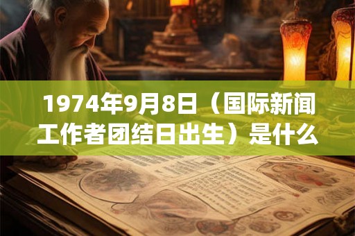 1974年9月8日(国际新闻工作者团结日出生)是什么命_命运如何 1974年9月8日(国际新闻工作者团结日出生)是什么命_命运如何