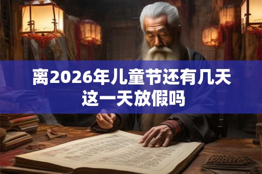 离2026年儿童节还有几天 这一天放假吗
