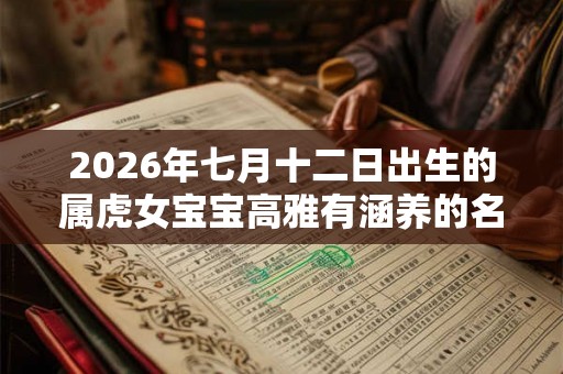 2026年七月十二日出生的属虎女宝宝高雅有涵养的名字 2026年七月十二日出生的属虎女宝宝高雅有涵养的名字