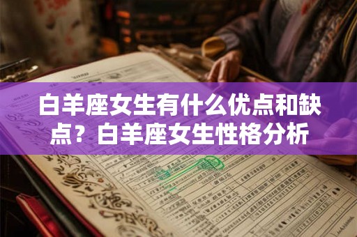 白羊座女生有什么优点和缺点?白羊座女生性格分析 白羊座女生有什么优点和缺点?白羊座女生性格分析