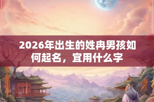 2026年出生的姓冉男孩如何起名，宜用什么字