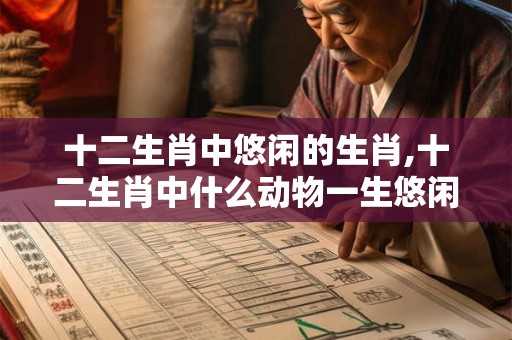 十二生肖中悠闲的生肖,十二生肖中什么动物一生悠闲？