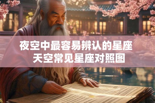夜空中最容易辨认的星座  天空常见星座对照图