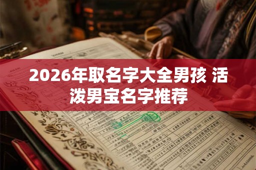 2026年取名字大全男孩 活泼男宝名字推荐