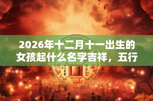 2026年十二月十一出生的女孩起什么名字吉祥,五行属什么 2026年十二月十一出生的女孩起什么名字吉祥,五行属什么