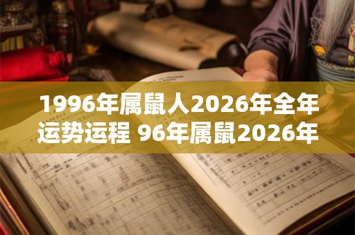 1996年属鼠人2026年全年运势运程 96年属鼠2026年运程如何 1996年属鼠人2026年全年运势运程 96年属鼠2026年运程如何