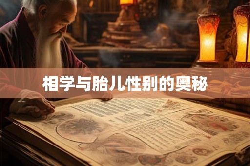 相学与胎儿性别的奥秘 相学与胎儿性别的奥秘