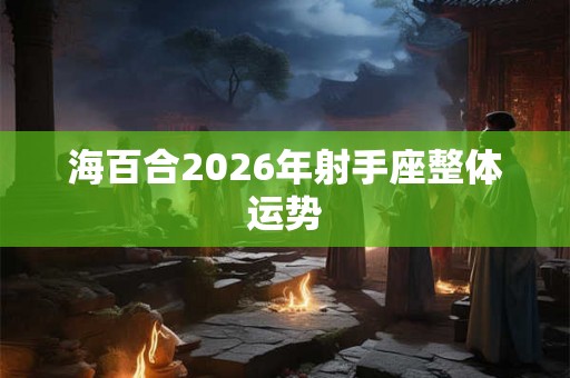 海百合2026年射手座整体运势