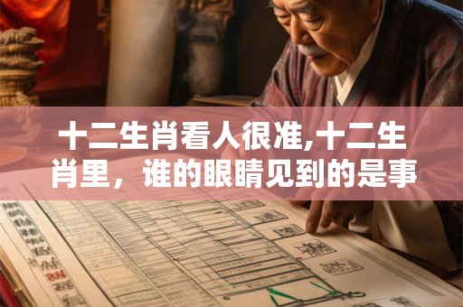 十二生肖看人很准,十二生肖里,谁的眼睛见到的是事实? 十二生肖看人很准,十二生肖里,谁的眼睛见到的是事实?