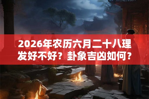 2026年农历六月二十八理发好不好？卦象吉凶如何？