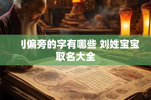 刂偏旁的字有哪些 刘姓宝宝取名大全