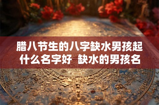 腊八节生的八字缺水男孩起什么名字好  缺水的男孩名字大全