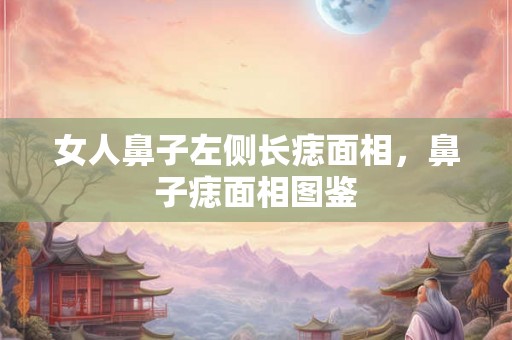 女人鼻子左侧长痣面相，鼻子痣面相图鉴