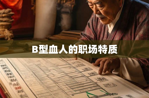 B型血人的职场特质