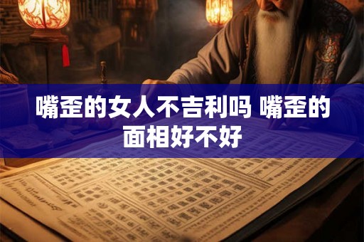 嘴歪的女人不吉利吗 嘴歪的面相好不好 嘴歪的女人不吉利吗 嘴歪的面相好不好