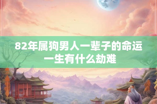 82年属狗男人一辈子的命运 一生有什么劫难