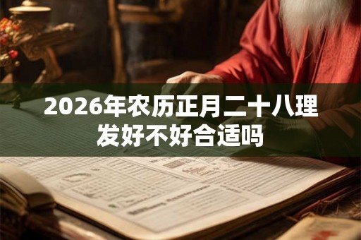 2026年农历正月二十八理发好不好合适吗