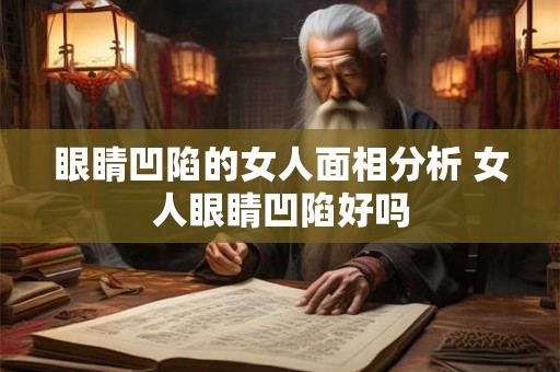 眼睛凹陷的女人面相分析 女人眼睛凹陷好吗