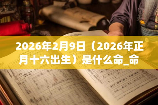 2026年2月9日(2026年正月十六出生)是什么命_命运如何 2026年2月9日(2026年正月十六出生)是什么命_命运如何