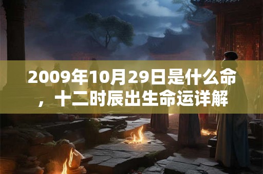 2009年10月29日是什么命,十二时辰出生命运详解 2009年10月29日是什么命,十二时辰出生命运详解