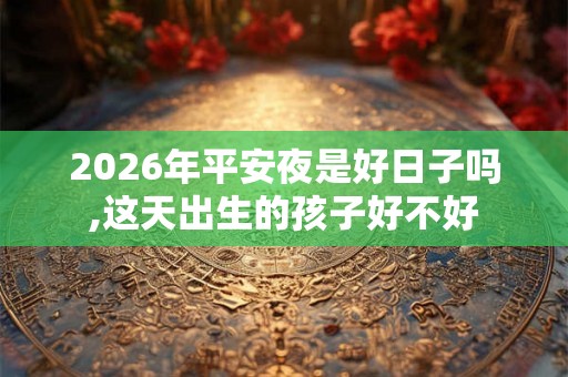 2026年平安夜是好日子吗,这天出生的孩子好不好
