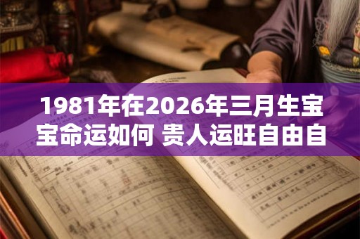 1981年在2026年三月生宝宝命运如何 贵人运旺自由自在