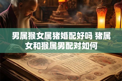 男属猴女属猪婚配好吗 猪属女和猴属男配对如何
