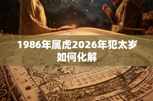 1986年属虎2026年犯太岁如何化解