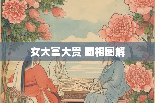 女大富大贵 面相图解