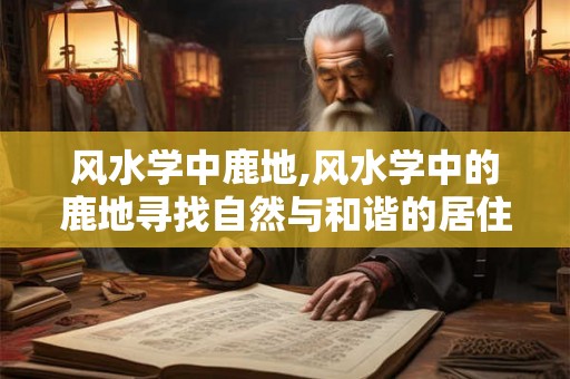 风水学中鹿地,风水学中的鹿地寻找自然与和谐的居住环境 风水学中鹿地,风水学中的鹿地寻找自然与和谐的居住环境