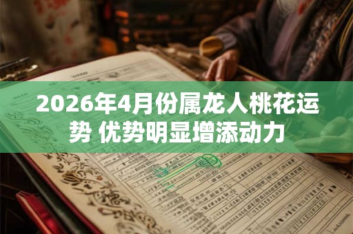 2026年4月份属龙人桃花运势 优势明显增添动力 2026年4月份属龙人桃花运势 优势明显增添动力