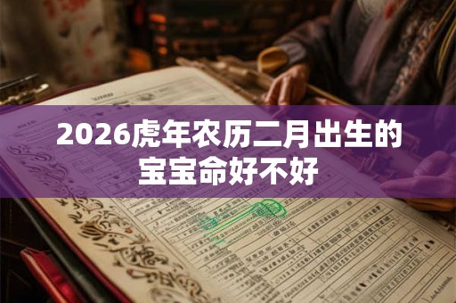 2026虎年农历二月出生的宝宝命好不好