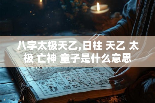 八字太极天乙,日柱 天乙 太极 亡神 童子是什么意思