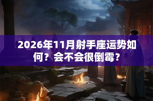 2026年11月射手座运势如何？会不会很倒霉？