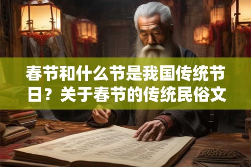 春节和什么节是我国传统节日？关于春节的传统民俗文化