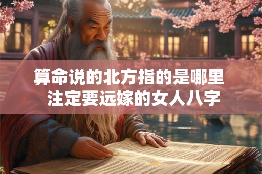 算命说的北方指的是哪里  注定要远嫁的女人八字